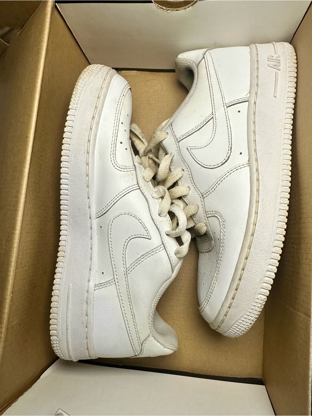 Nike Kids White Low-Top Sneakers